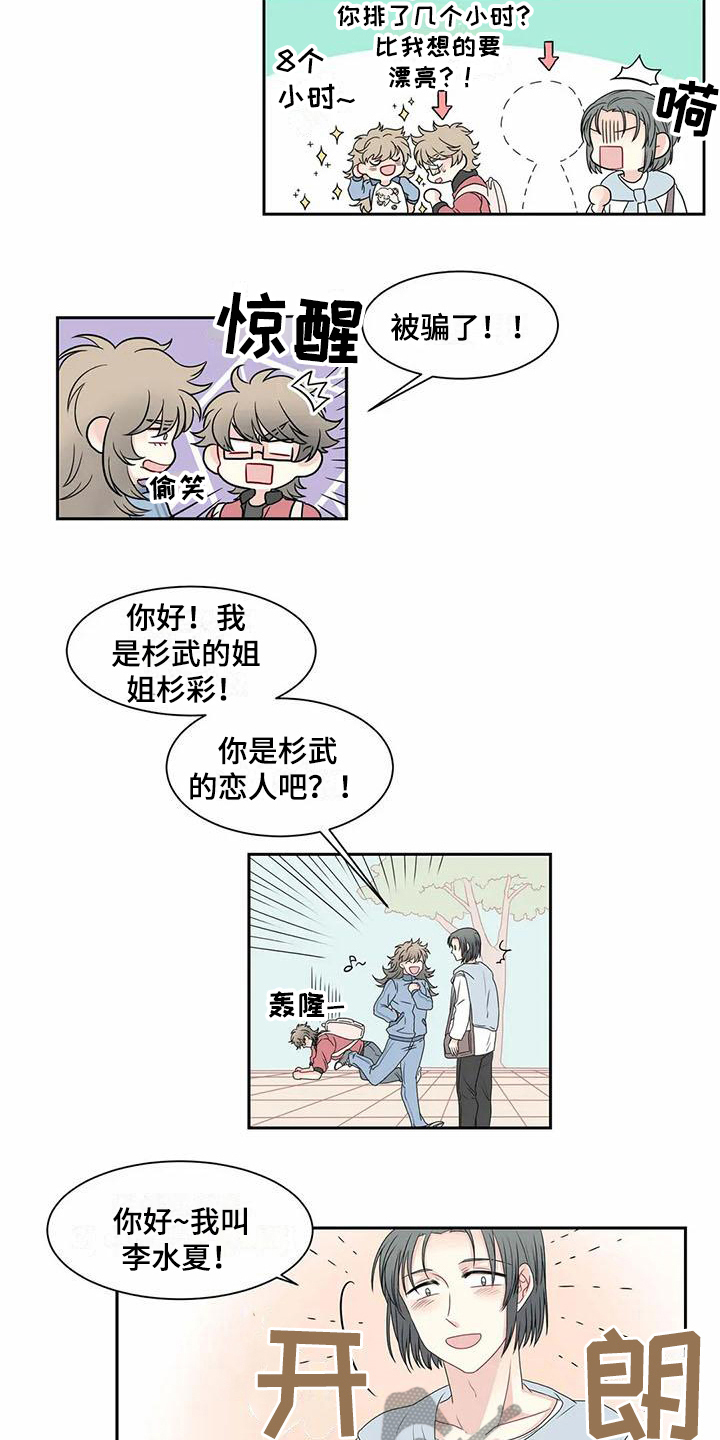 御御的男朋友是谁漫画,第8章：邀请2图