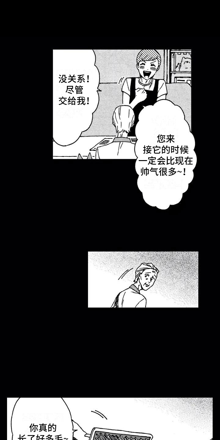 我的小狗漫画,第2章：他说话了1图