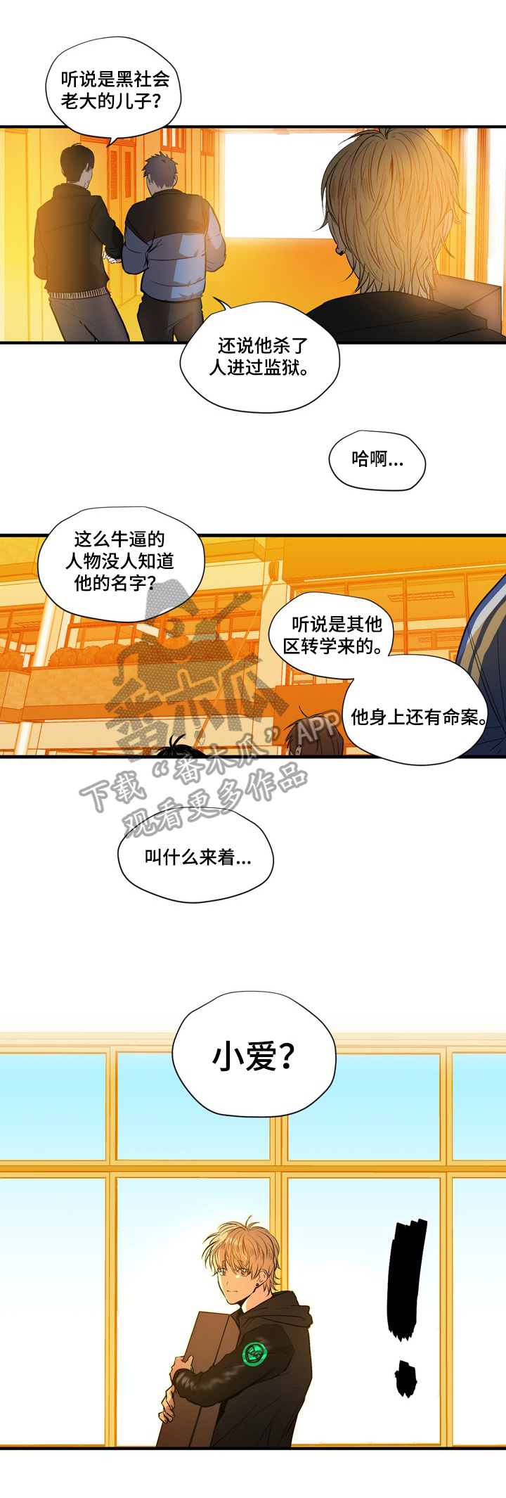 小桃与小爱人物介绍漫画,第14章：传闻2图