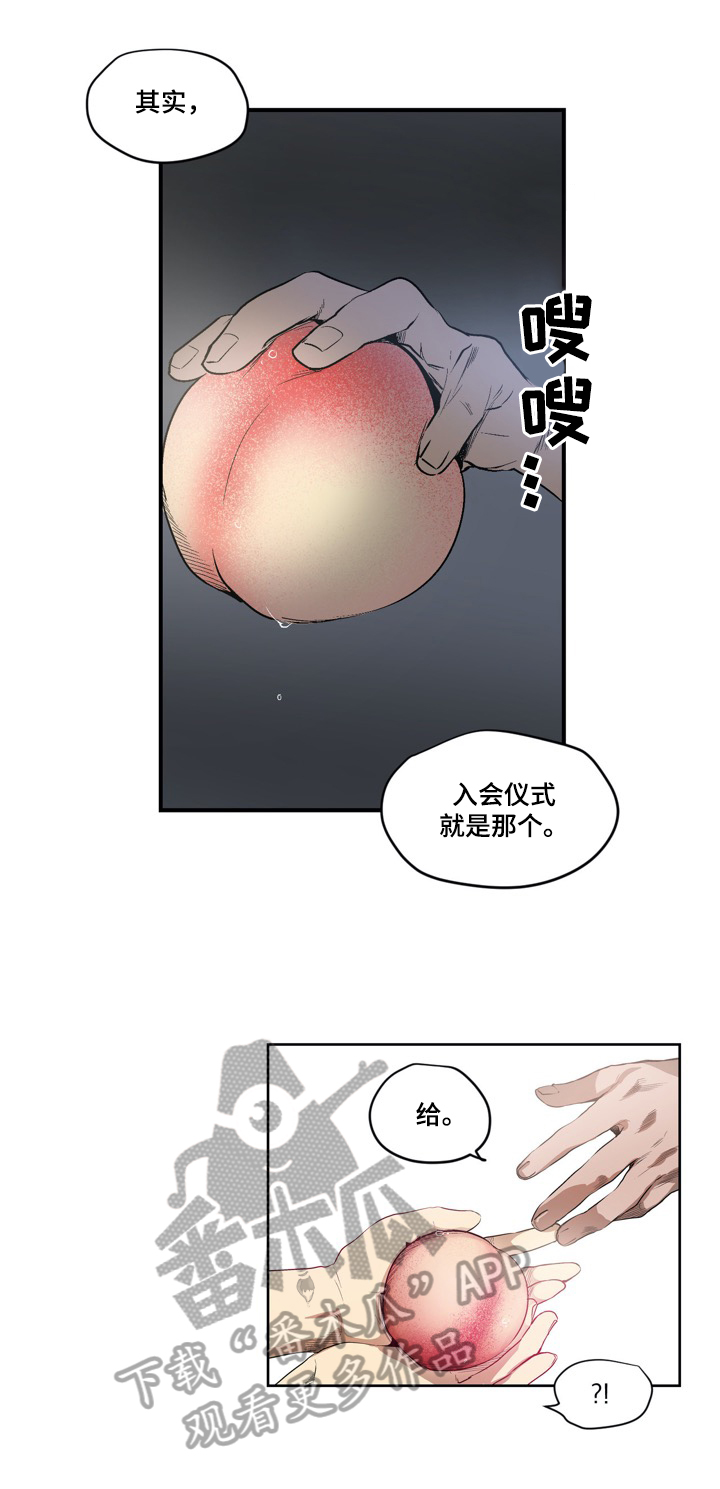 小桃结局漫画,第4章：入会仪式2图