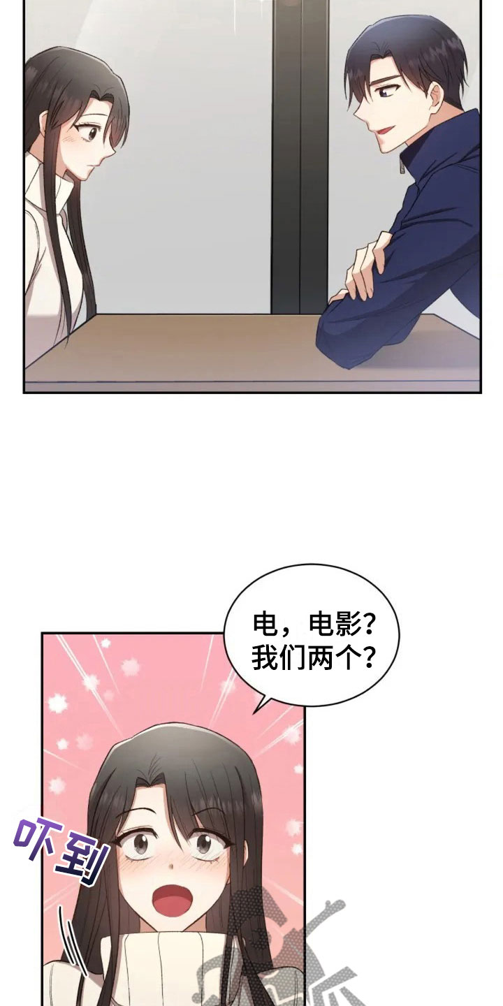 烦恼的说说心情漫画,第5章：看电影吧2图