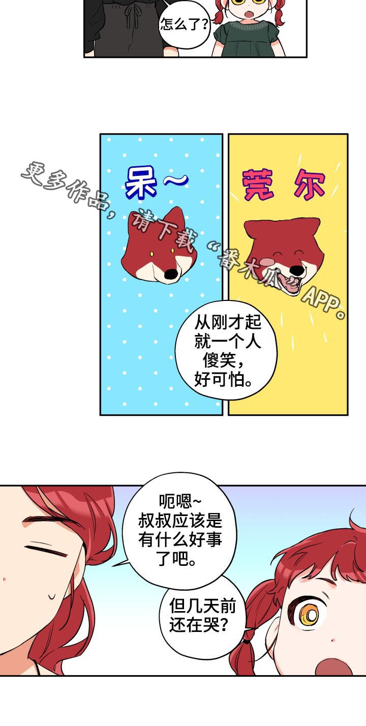 赤狼漫画,第60章：傻笑2图