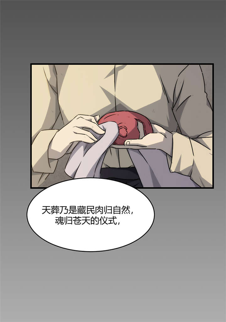 苍山脚下的回族村落漫画,第9章：天葬（下）1图