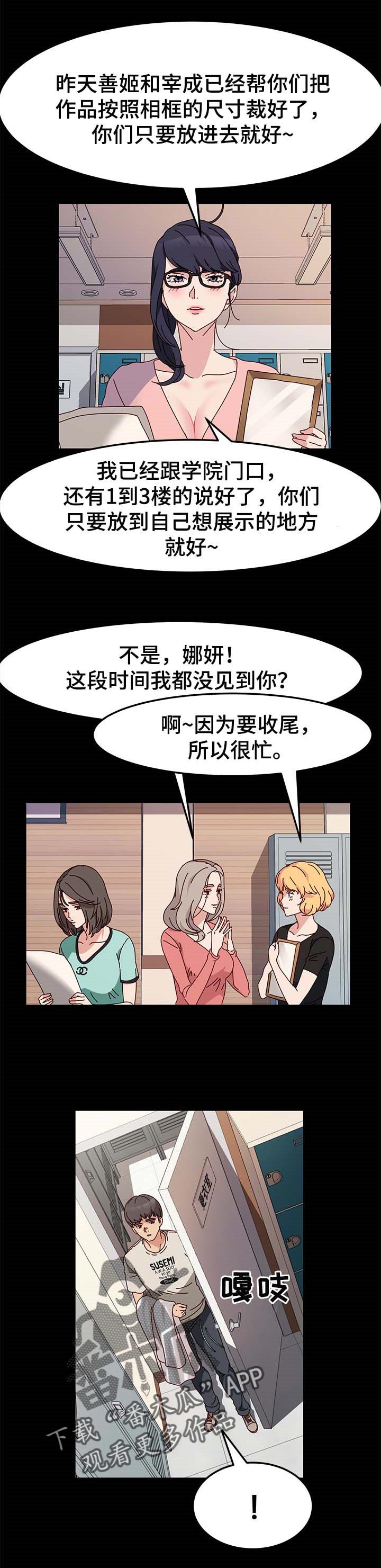 画室模特漫画,第20章：香水的味道2图