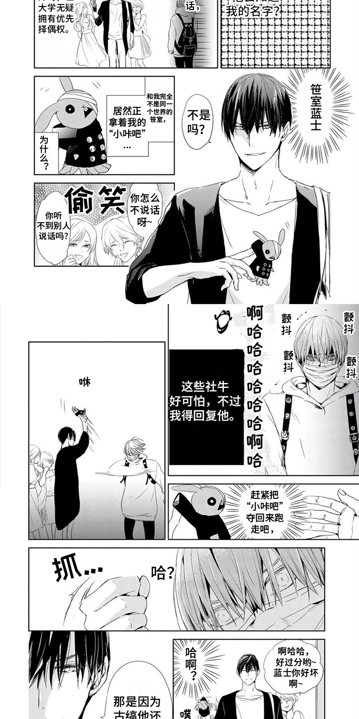 地雷系男发型漫画,第1章：意外2图