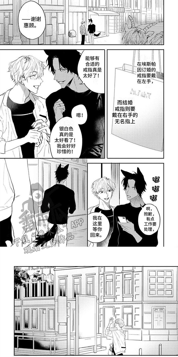 狼的蜜语 漫画漫画,第12章：买戒指2图