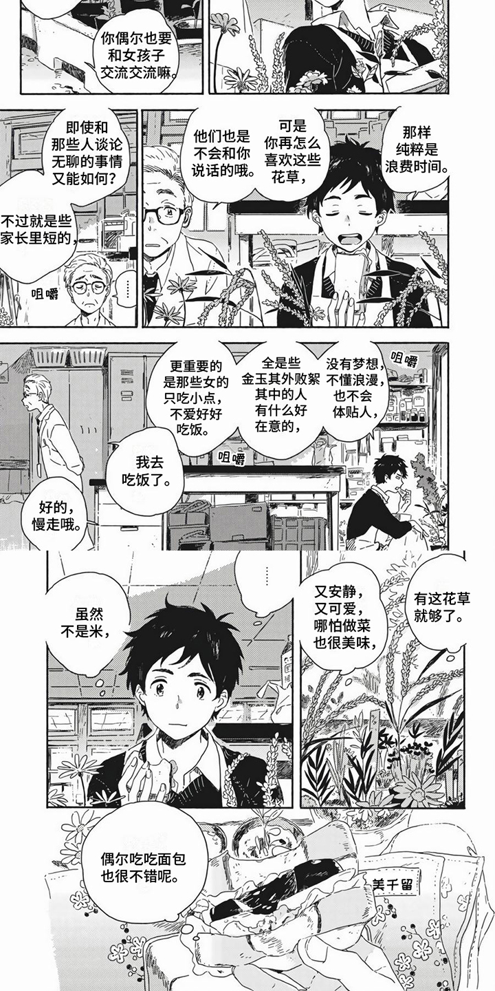 雪中的你很美作文开头漫画,第2章：劝告2图