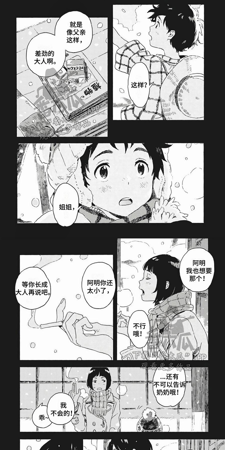 雪之下的情愫动漫漫画,第24章：方便1图