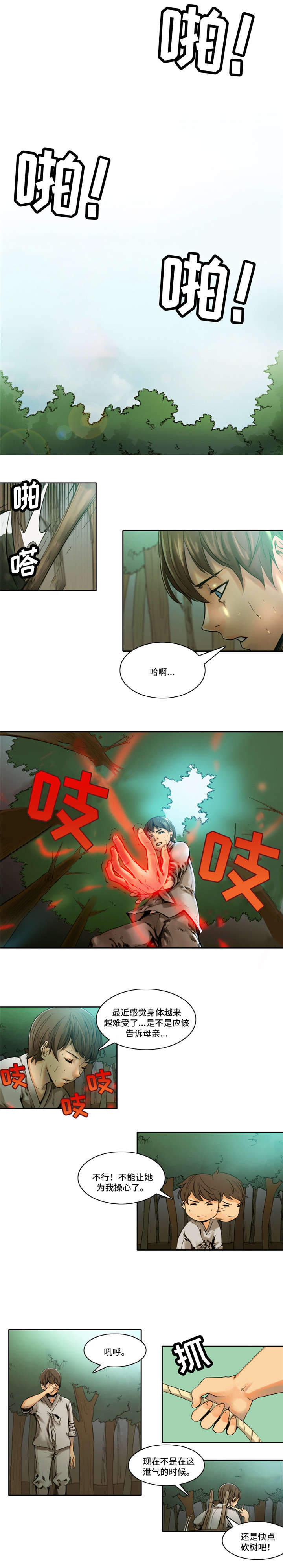 战神电视连续剧漫画,第1章：樵夫2图