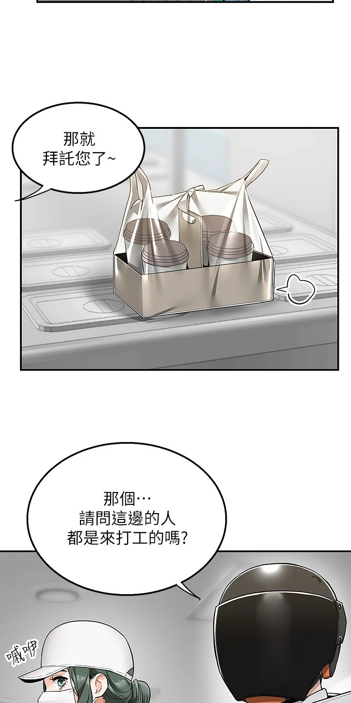 外卖员振杰漫画,第19章：地下美食街2图