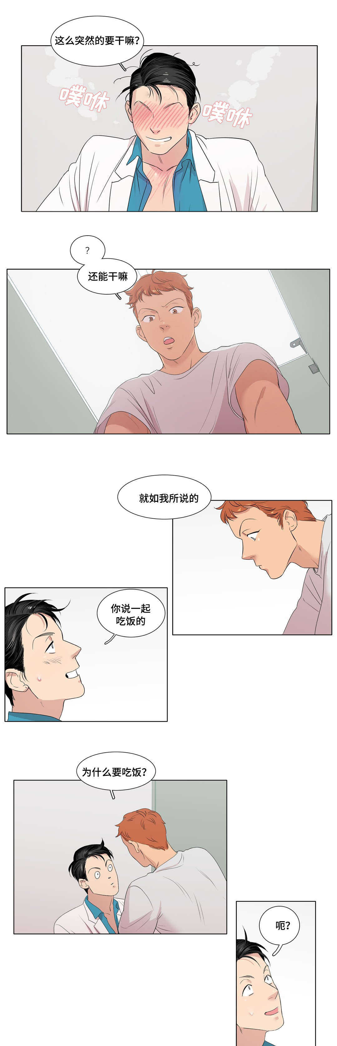 哀乐60分钟完整版下载漫画,第3章：吃饭的关系1图