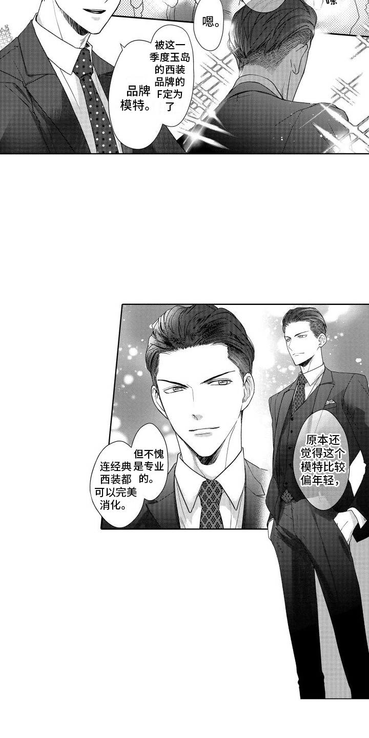 有钱人的骚操作漫画,第19章：模特1图
