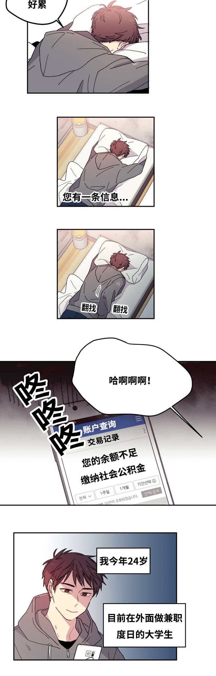 来之不易诗漫画,第1章：独立生活2图