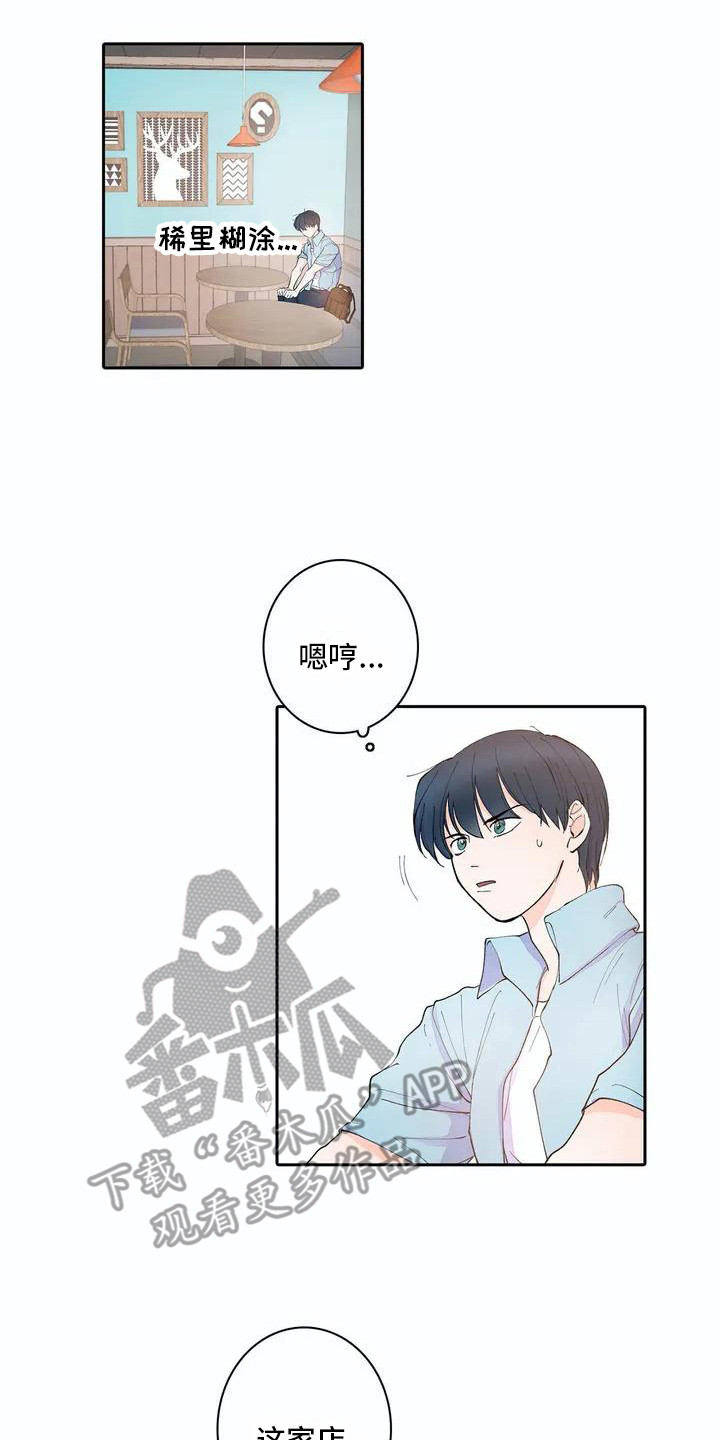 狐狸咖啡店漫画,第4章：咖啡店1图