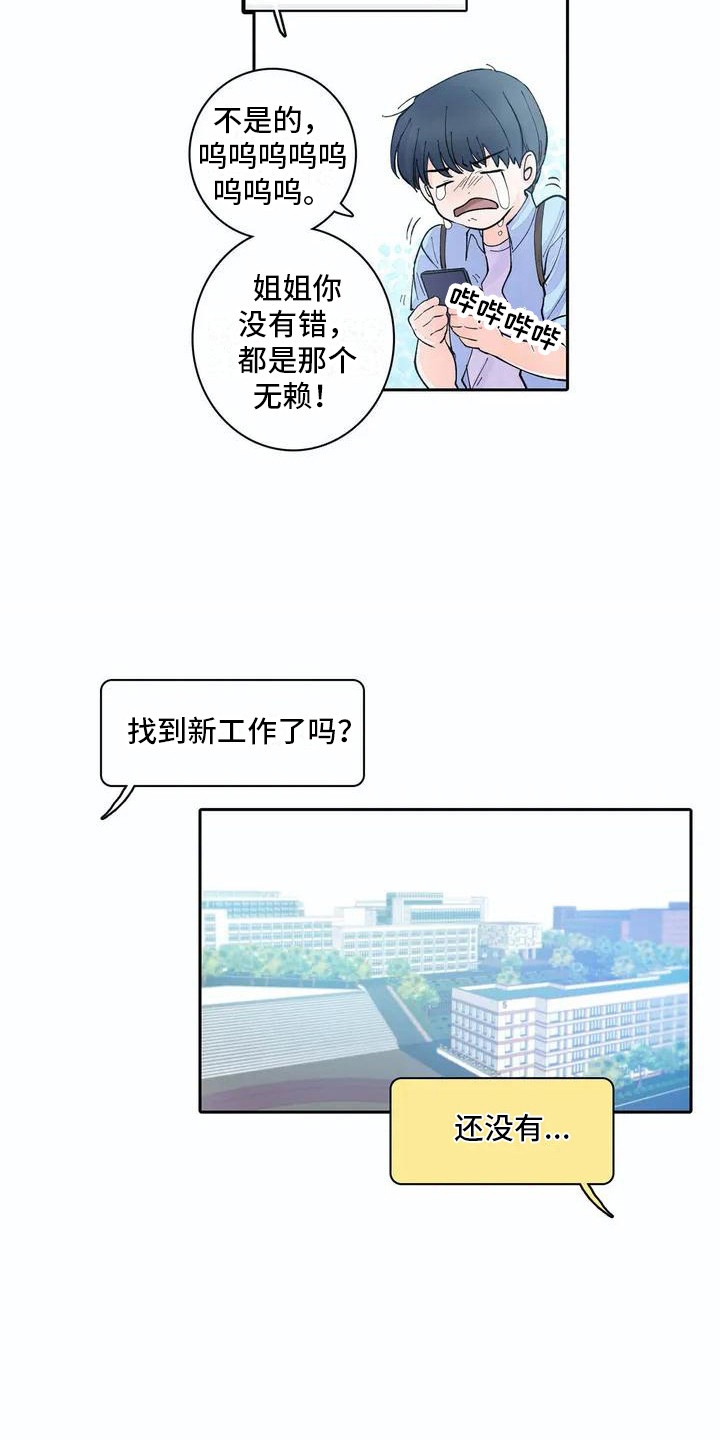 狐狸咖啡店漫画,第2章：被开除1图