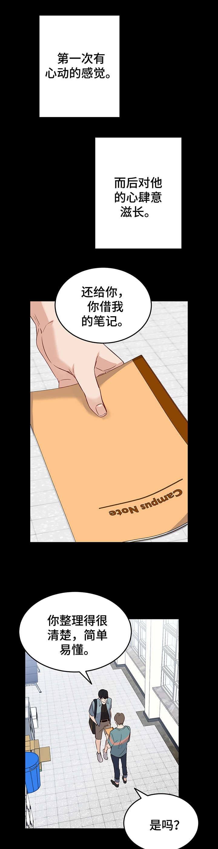 真假东宫电视连续剧漫画,第3章：学长1图