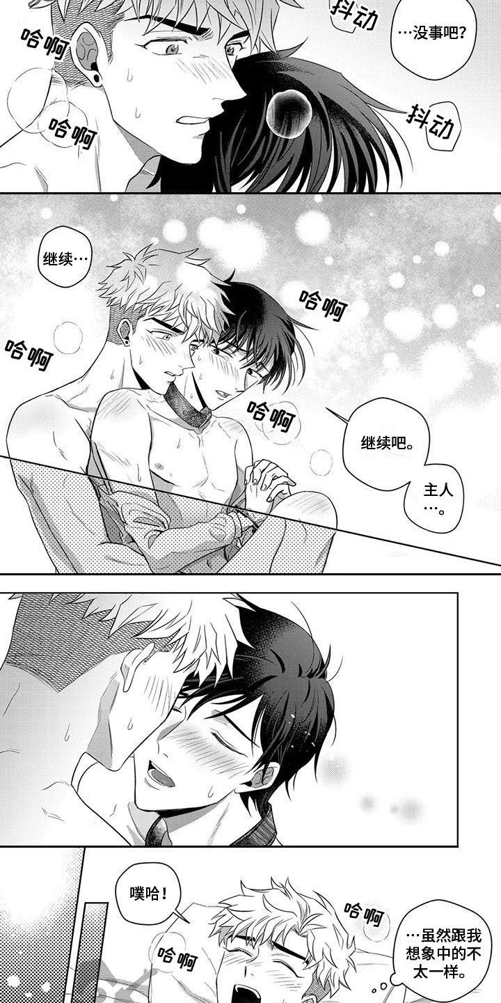 驯服主人的方法有哪些漫画,第8章：项圈2图