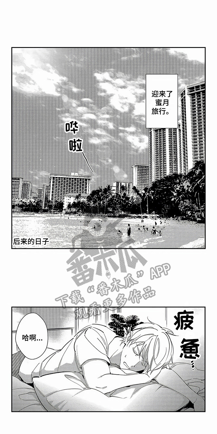 琥珀色新娘漫画,第27章：【番外】蜜月旅行1图