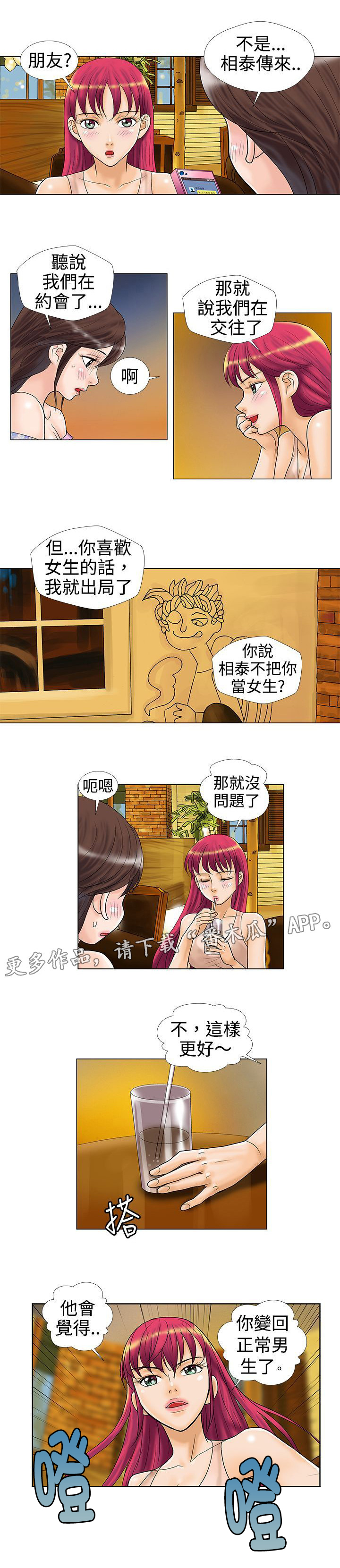 复杂人物漫画,第16章：酒吧1图