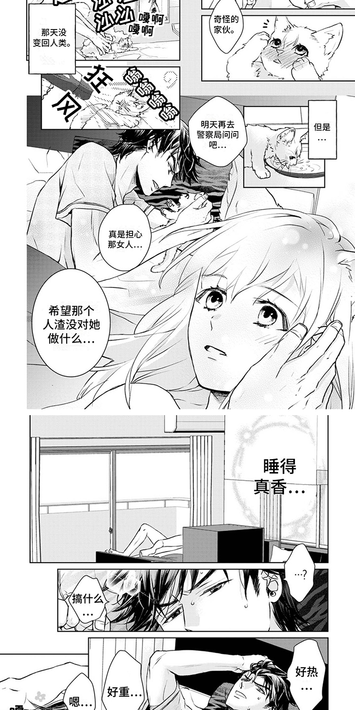 抱猫女头像漫画,第2章：变身2图