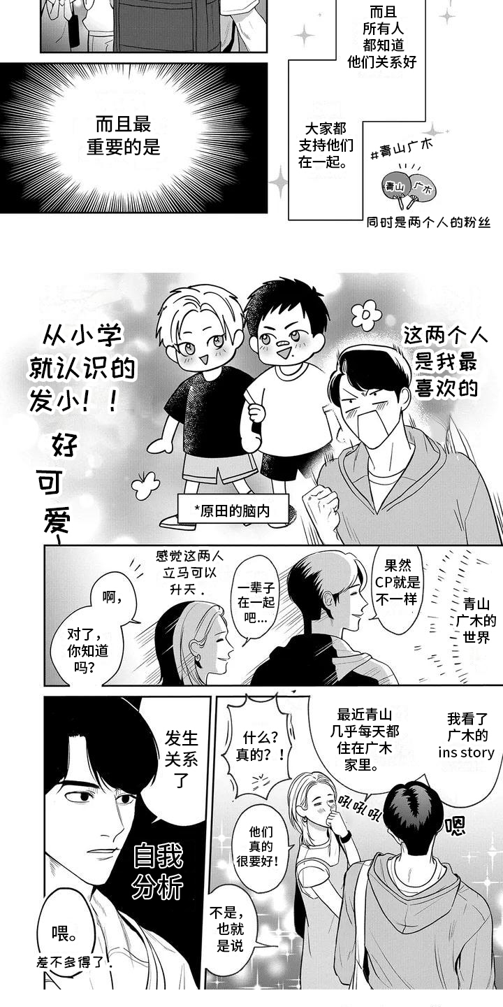 单推人是什么体验漫画,第1章：最爱CP1图