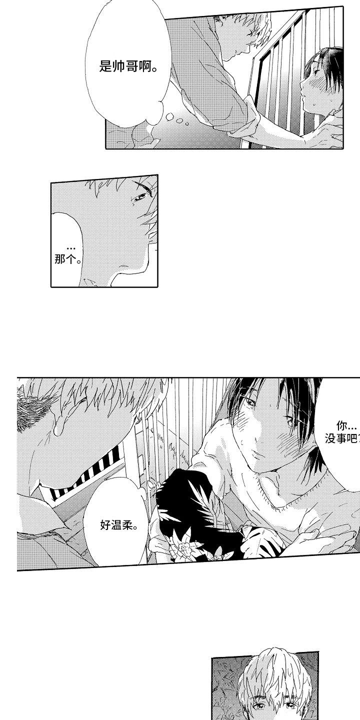亲吻你受伤的脚漫画,第1章：相遇2图