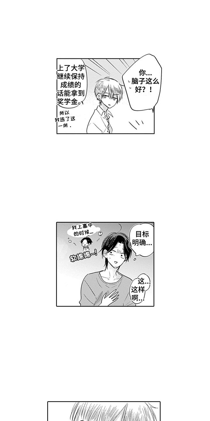 可爱的qq漫画,第17章：大学生1图