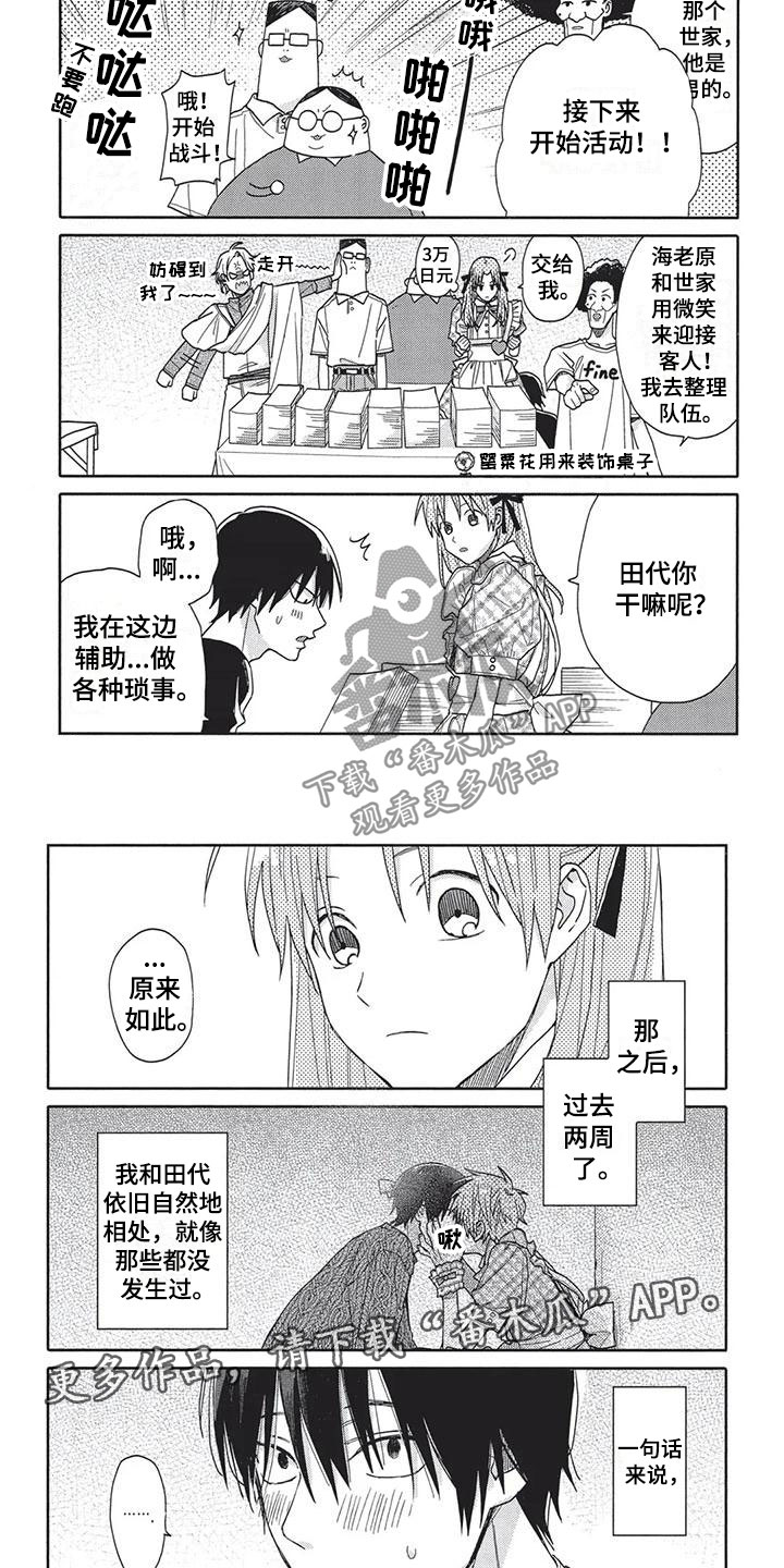 极致动漫社漫画,第12章：不自在1图