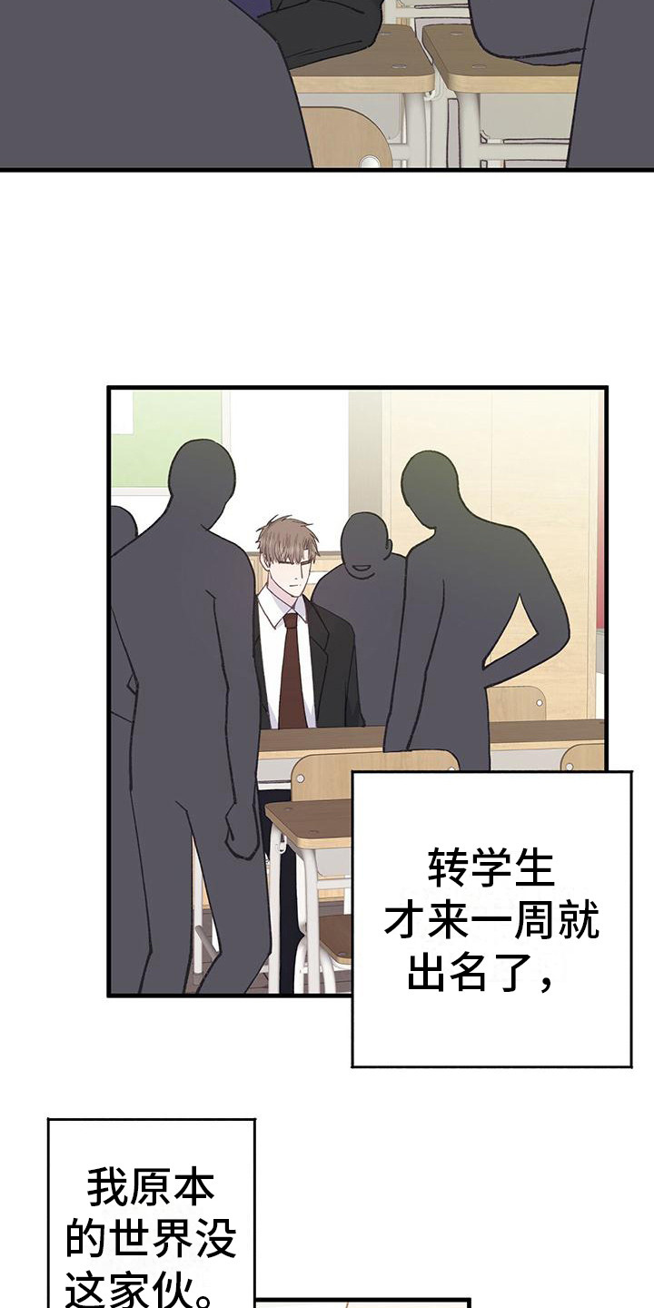 恋爱模拟游戏排行榜漫画,第31章：转学生1图