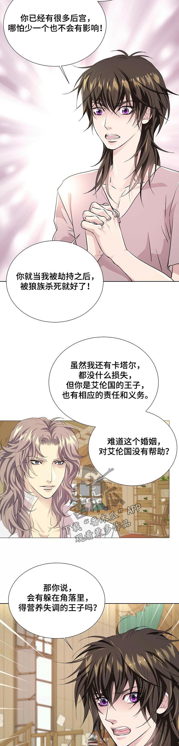 狼王子泽明和蜜蜜拥抱漫画,第75章：去卡塔尔1图