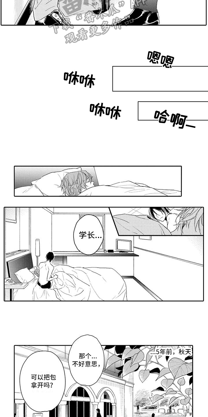 复仇的爱情小说漫画,第7章：暗恋2图