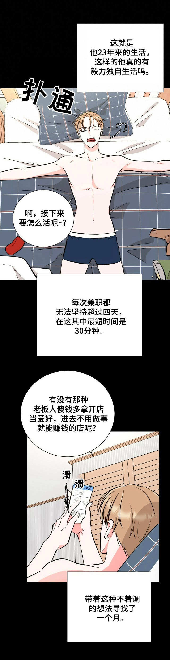 过度依赖漫画,第2章：无业游民1图