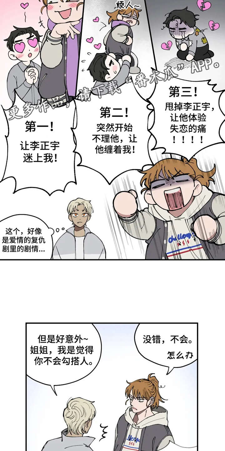 炽热追求漫画,第6章：出手相助2图