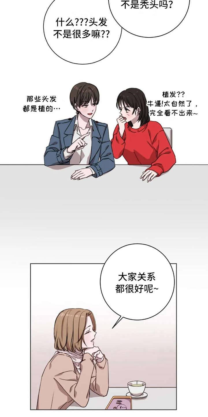 三色绘恋怎么下载漫画,第6章：关系很好1图