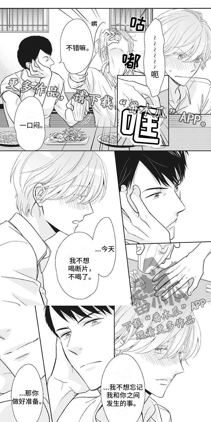 不醉没机会怎么回复漫画,第47章：不想忘记1图