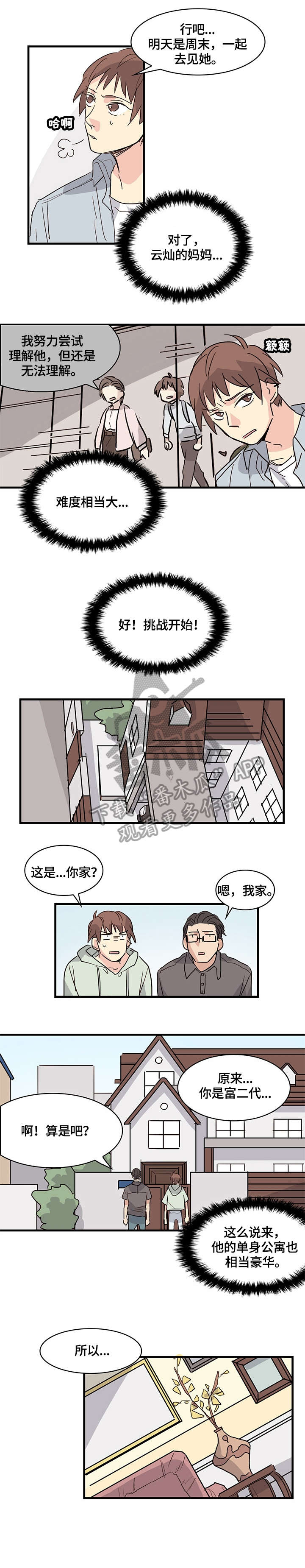 无感血缘漫画,第20章：富二代1图