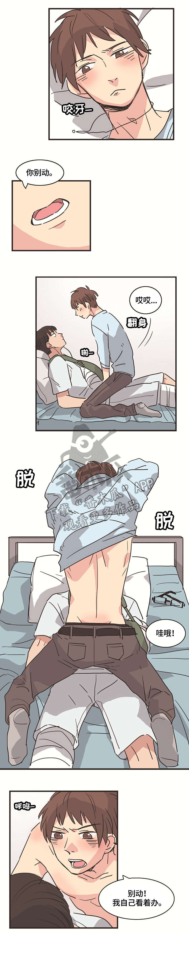 无感血缘漫画,第8章：受伤1图