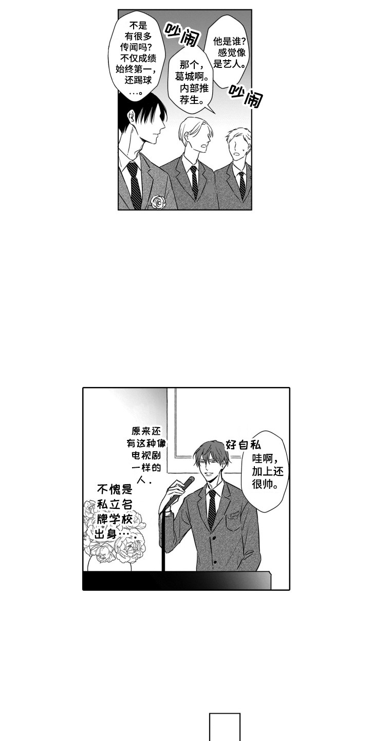 圈养的小老虎漫画,第1章：开学典礼1图