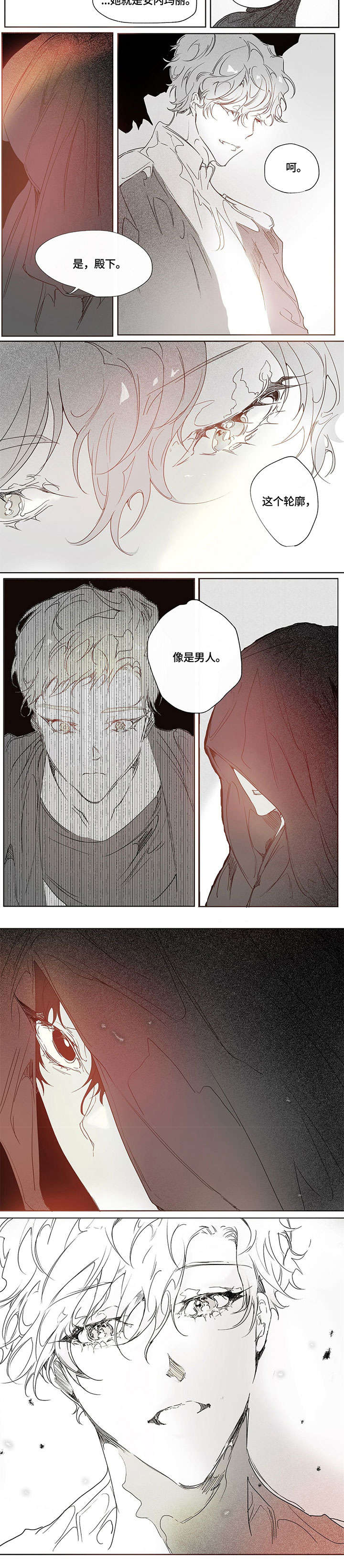 面纱里的影漫画,第1章：陨落1图