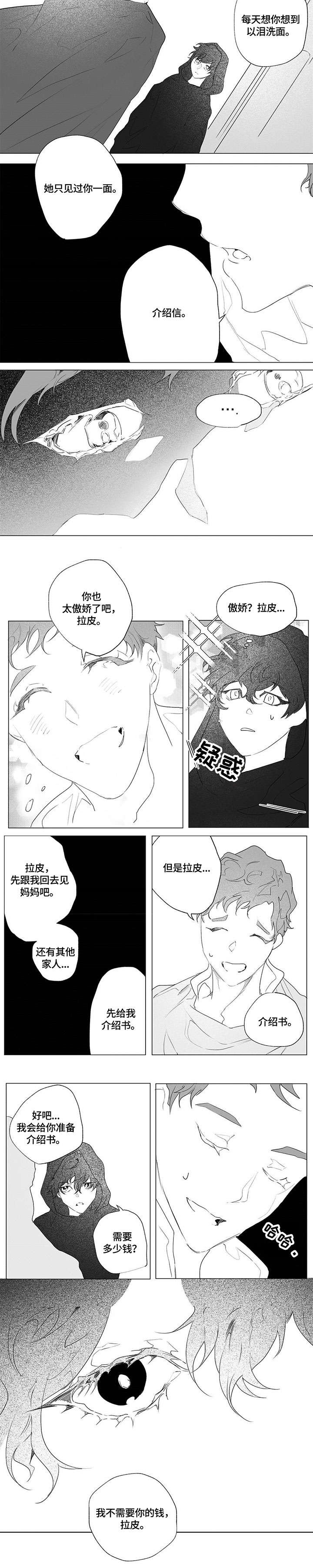 面纱里的影漫画,第3章：冷漠2图