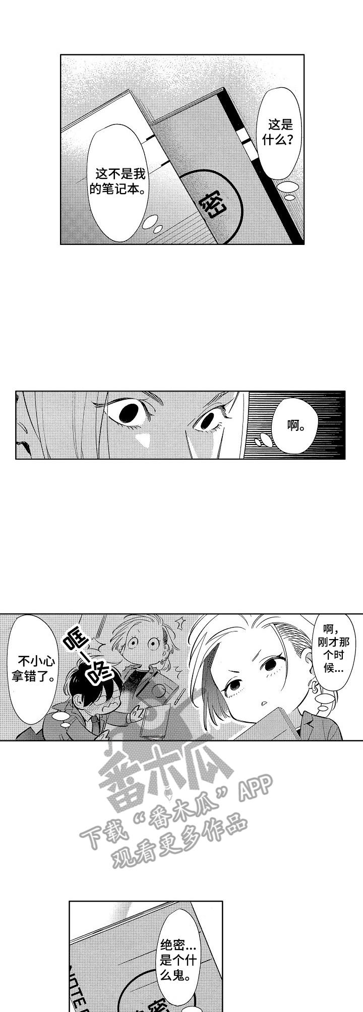 原型人物漫画,第2章：绝密日记1图