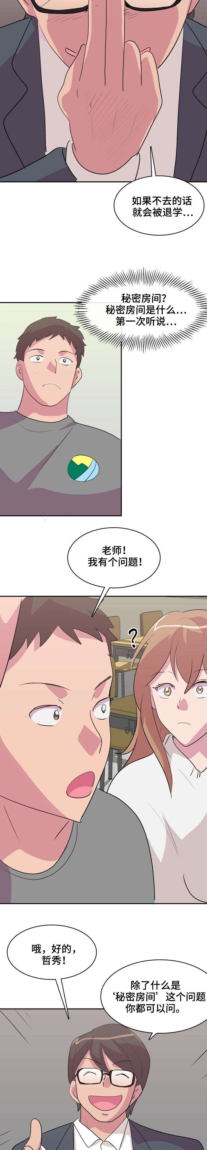 复读体育生受伤怎么办漫画,第3章：秘密房间2图