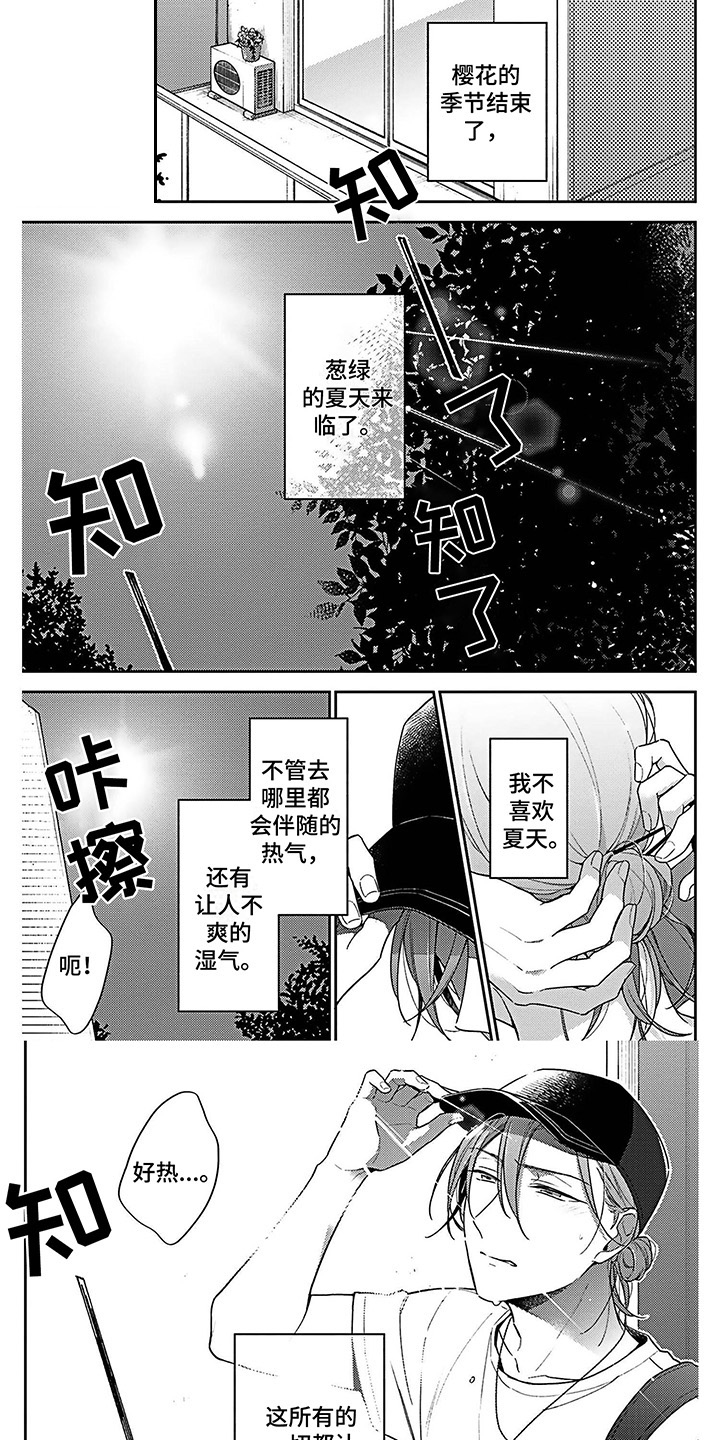 爱在夏天漫画,第1章：表白1图