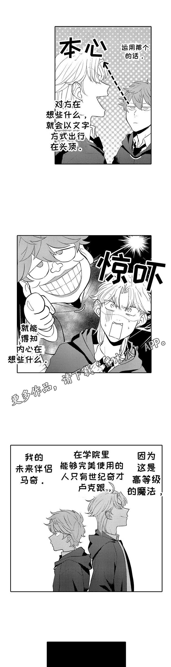 我的金主失忆了漫画,第21章： 读心魔法2图