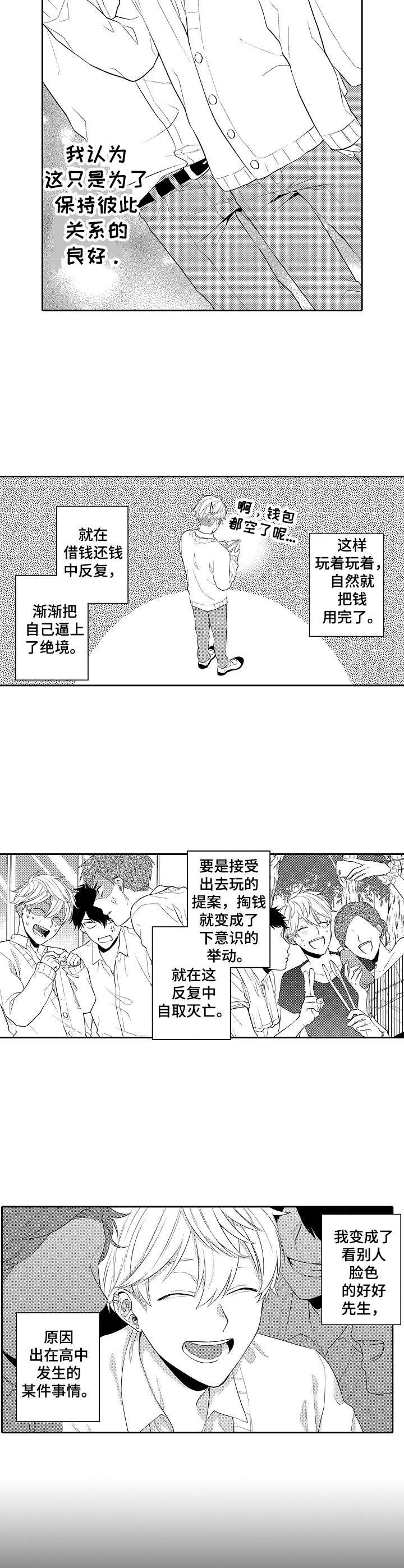 谁是我的金主大大漫画,第1章：借钱2图