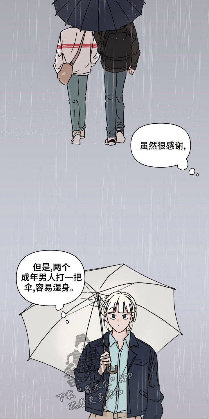 幻想关系起点漫画,第84章：【第二季】躲雨1图