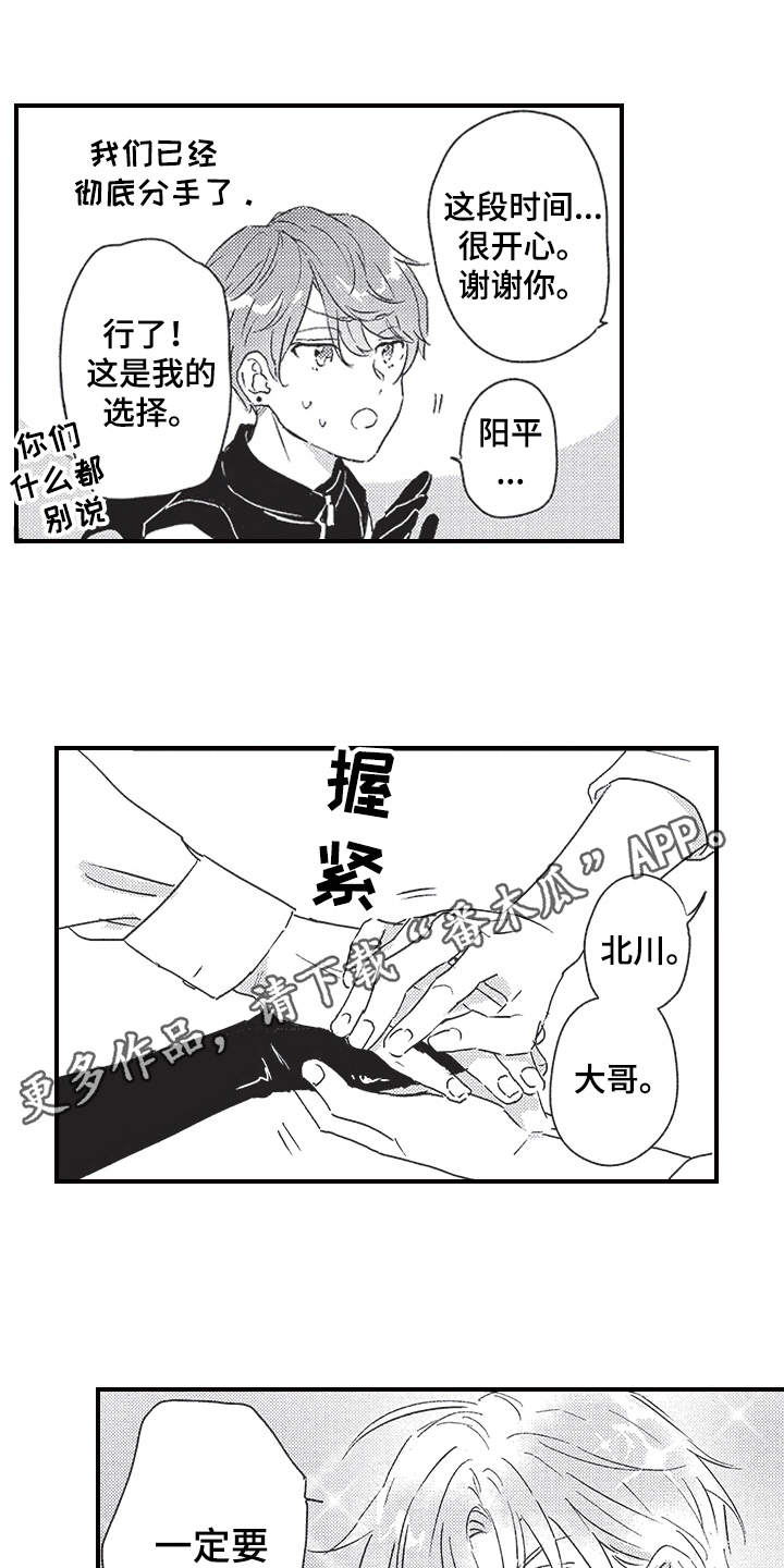 三叶之恋漫画,第13章：宣言1图