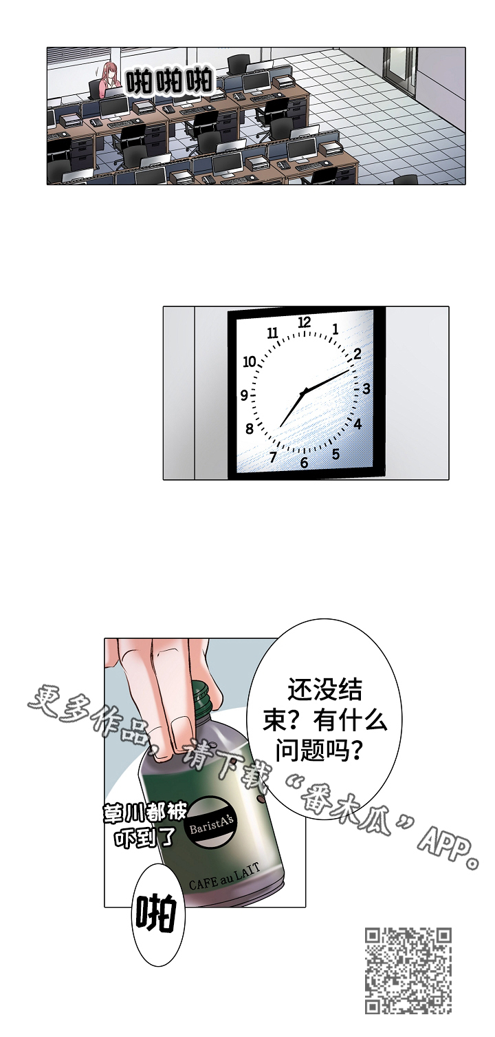 真假漫画,第12章：加班2图