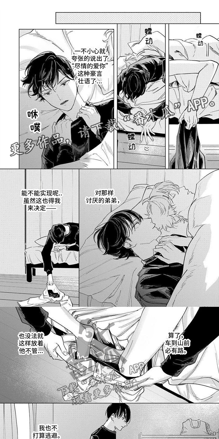 不懂爱的兄弟漫画,第15章：尽全力【完】1图