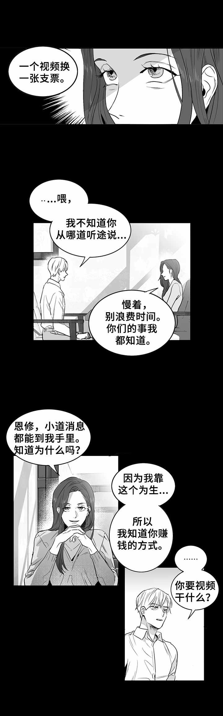 如何去爱漫画,第1章：金钱来往1图